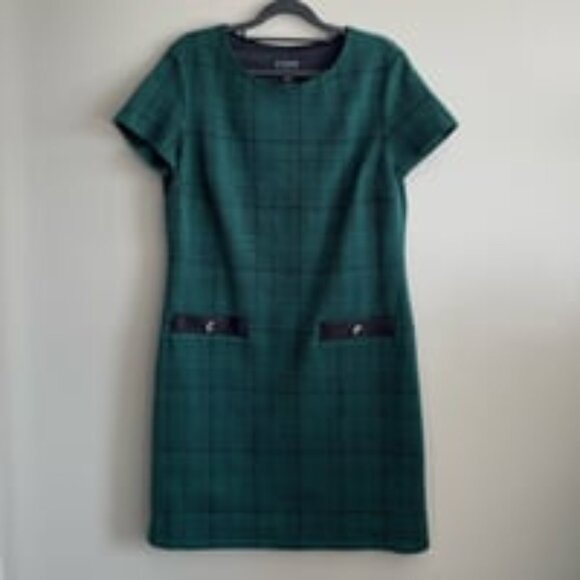 Dresses & Skirts - Black Plaid Mini Dress